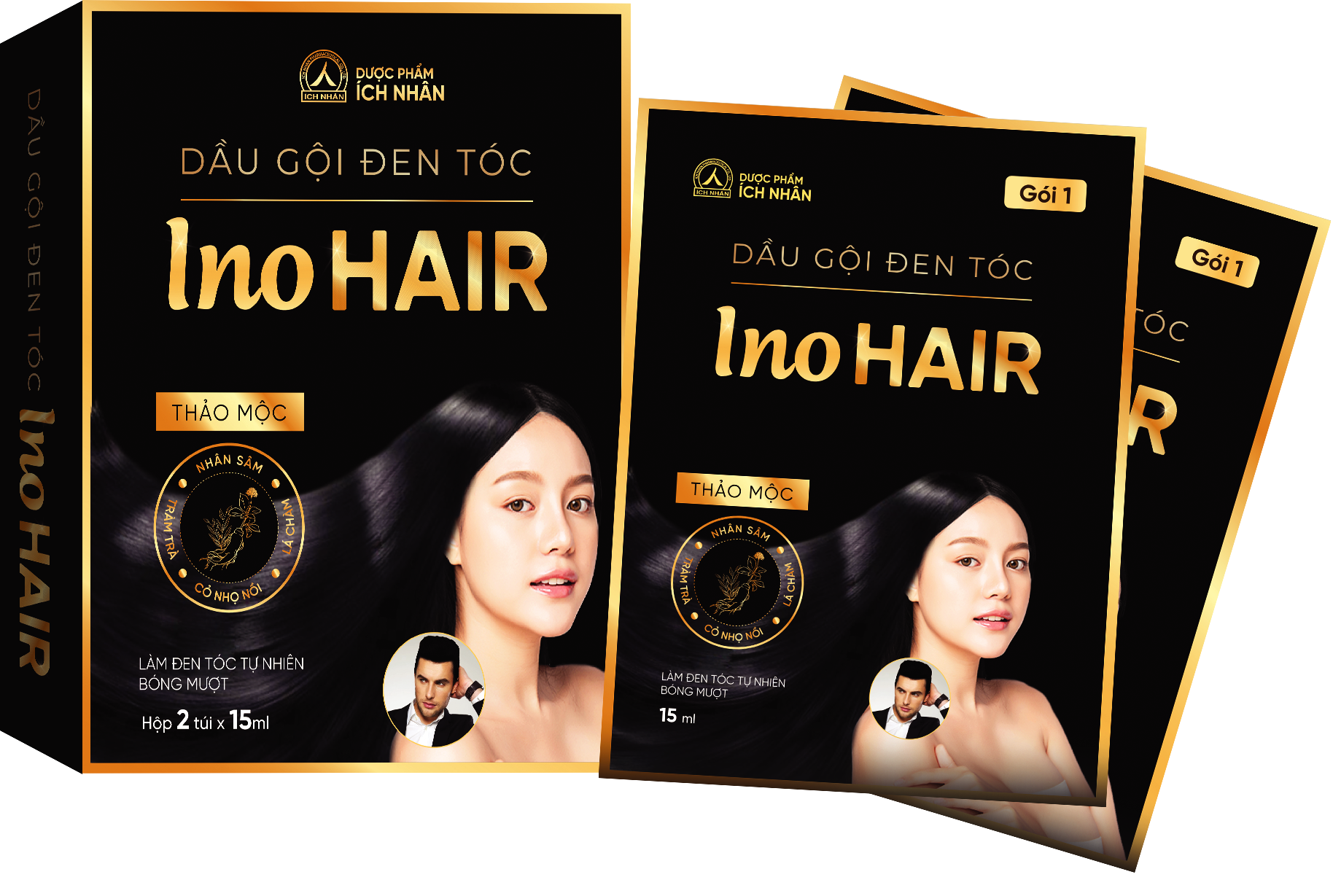 Dầu gội đen tóc InoHAIR