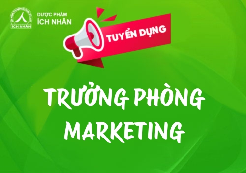 Tuyển Trưởng phòng Marketing